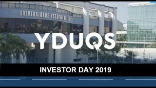 YDUQS Estácio Apresentação APIMEC YDUQ3  Investor Day [upl. by Sarene]