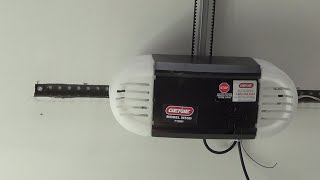 Belt drive garage door opener installation [upl. by Ainekahs38]