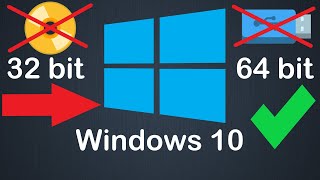 Как перейти с 32 bit на 64 bit Windows 10 без флешки или диска и без потери данных [upl. by Suoivatra]