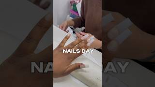 Nails day💅🏿 nails vlog maintenance [upl. by Tcideneb315]