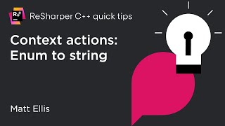 ReSharper C Quick Tips Converting Enum to String [upl. by Willey]