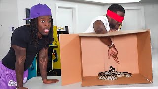 Kai Cenat amp Kevin Hart Whats In The Box Challenge [upl. by Jolynn]