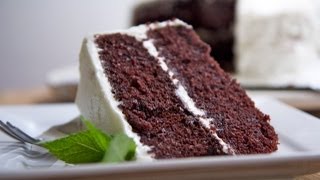 Homemade Devils Food Cake Recipe Hubbys fav [upl. by Rehtaeh957]