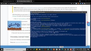 Install Chocolatey windows 10 Update 2021 [upl. by Zoldi]