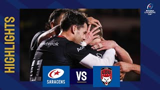 Highlights  Saracens v Lyon Round 3│Heineken Champions Cup 202223 [upl. by Warfourd]