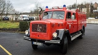 Magirus Deutz Mercur 150 TLF 16 1963 Probefahrt [upl. by Yelrahs]