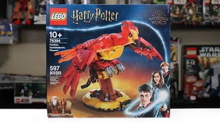 LEGO Harry Potter 75394 FAWKES DUMBLEDORES PHIENIX Review 2021 [upl. by Enyr]