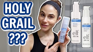 IS ELF PURE SKIN THE NEW HOLY GRAIL  DERMATOLOGIST DrDrayzday [upl. by Inalej]