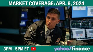 Stock market today Stocks sink as hot inflation torpedoes ratecut hopes  April 9 2024 [upl. by Goltz]