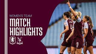 HIGHLIGHTS  Aston Villa Women 32 Crystal Palace Women [upl. by Llertnac972]