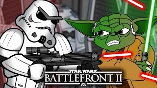 I Will Never Join You Yoda Star Wars Battlefront ll [upl. by Akimot]