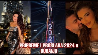 pripreme i proslava 2024 u Dubaiju  Burj Khalifa show [upl. by Roger]