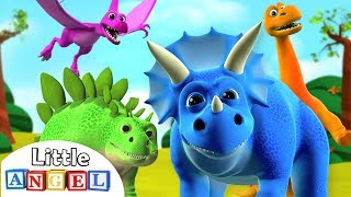 La Chanson Des Dinosaures  Les Dinosaures Chanson  Comptines en Français [upl. by Inwat]