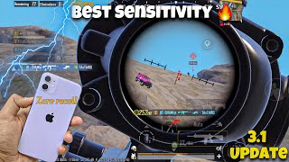 New Sensitivity amp Controls For IPhone 11 🔥  31 Update  IPhone 11 Best Sensitivity for Pubg 🔥 [upl. by Eilama]