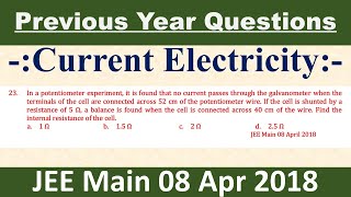 In a potentiometer experiment it is found that no current passes through the galvanometer when the [upl. by Ainsworth]