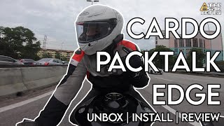 Cardo Packtalk Edge  Unbox  Install  Review [upl. by Dolph137]