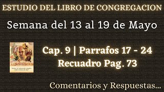 ESTUDIO DE LIBRO DE CONGREGACIÓN ✅ SEMANA DEL 13 AL 19 DE MAYO [upl. by Silvester846]