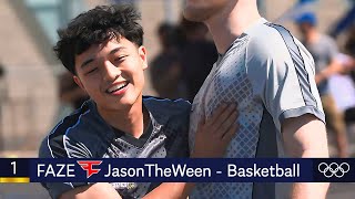 JasonTheWeen 1V1 Basketball Streamer Olympics [upl. by Gean]