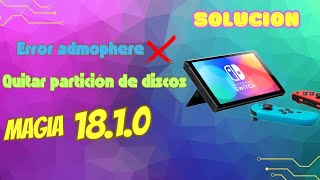 Error Admophere Nintendo Switch Magia hwfly aquí la solución [upl. by Magnien55]