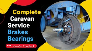 Complete DIY Caravan Service Brakes Wheel Bearings [upl. by Ecined562]