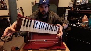 Yamaha P37D Pianica Melodica Unboxing and First Try [upl. by Akineg630]