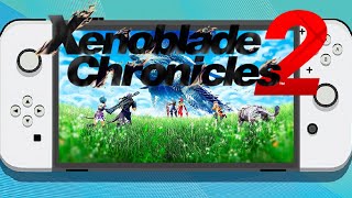 Switch Oled Xenoblade 2 Homebrew OC vs Stock OC Portable Mode [upl. by Baiel692]