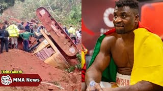 MMA News Latest Cameroon MMA star Francis Ngannou pays tribute to victims of Dschang landslide [upl. by Erdnad]