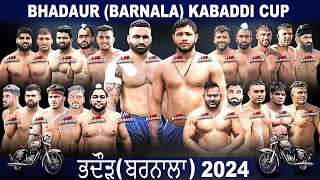 LIVE  Bhadaur Barnala Kabaddi Cup 2024 [upl. by Ihab]