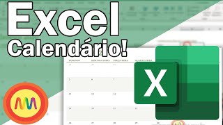 Excel 365  Crie um Calendário  Método rápido e método com passo a passo [upl. by Aridnere]