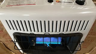 Mr Heater 20000 BTU propane heater review part 2 [upl. by Epuladaug]