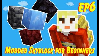 Ice Ice Baby Modded Skyblock for Beginners in All the Mods 9 To the Sky EP6 [upl. by Anitnuahs]