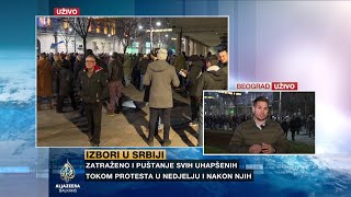 Deseti dan protesta u Beogradu Marinika Tepić više nema snage da se obrati okupljenima [upl. by Yentiw118]