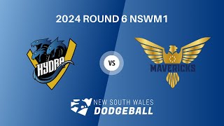 2024 NSWDL R6 Mens Div 1 Villawood Hydra vs Kingsford Mavericks [upl. by Attenod526]