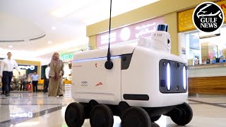 Dubai introduces food delivery robots called ‘talabots’ [upl. by Nedgo]