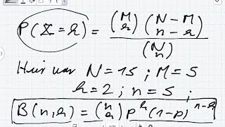 Die Hypergeometrische Verteilung Wahrscheinlichkeitsrechnung [upl. by Nolyaj]