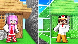 Jai TRICHÉ en Build Battle avec des blocs XRAY sur Minecraft [upl. by Otiv]