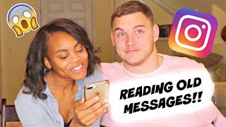 Couple Reads Old Messages I EXPOSE MY BOYFRIEND [upl. by Aicilet]