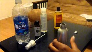 Tutorial Vegetable Glycerin Mix Mist Spray [upl. by Suehtomit518]