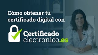 Cómo obtener tu certificado digital online paso a paso con CertificadoElectronicoes [upl. by Rubbico]