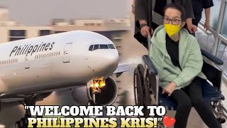 Ngayon Lang KRIS AQUINO Naka Uwi na sa PILIPINAS  BIMBY UMIYAK😭💔 [upl. by Kit749]