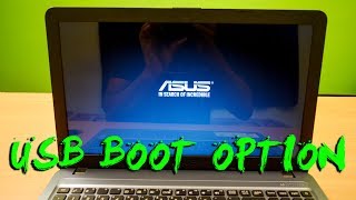 How to install Windows 10 on Asus X540 Laptop  Enable USB Boot in Bios Settings [upl. by Aeiram684]