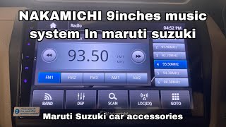 NAKAMICHI android player 10 inches full information marutisuzuki knowledge [upl. by Kurys]