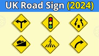 Road and Traffic signs theory practice  Theory Test 2024 UK [upl. by Krasnoff]