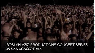 IKHLAS CONCERT 1992  Telaga by ZAINAL ABIDIN [upl. by Aileduab]