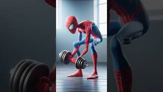 Skinny SpiderMan Goes from Laughing Stock to Gym Beast spiderman shorts brawlstars mcu marvel [upl. by Saloma654]