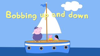 Peppa Pig Bobbing Up and Down song peppapig kidsvideo peppapiggame peppapigsongs cartoon [upl. by Riddle]