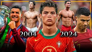 LAS 6 EUROCOPAS DE CRISTIANO RONALDO 2004  2024 [upl. by Eehsar]