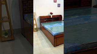 Uniquely Designed Segun Wood Double Box Bed Simple amp Elegant Furniture Manufacturer in Assam bed [upl. by Bebe]