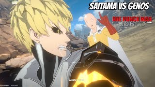 Saitama vs Genos  One Punch Man World  Android IOS  Gameplay [upl. by Humph]