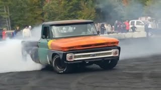 Maines Best Legal Burnout Pit Part1 cars musclecars classiccars drift burnout fun shorts [upl. by Thornton868]